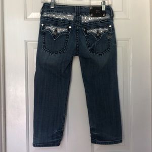 Miss Me Sequin Capris